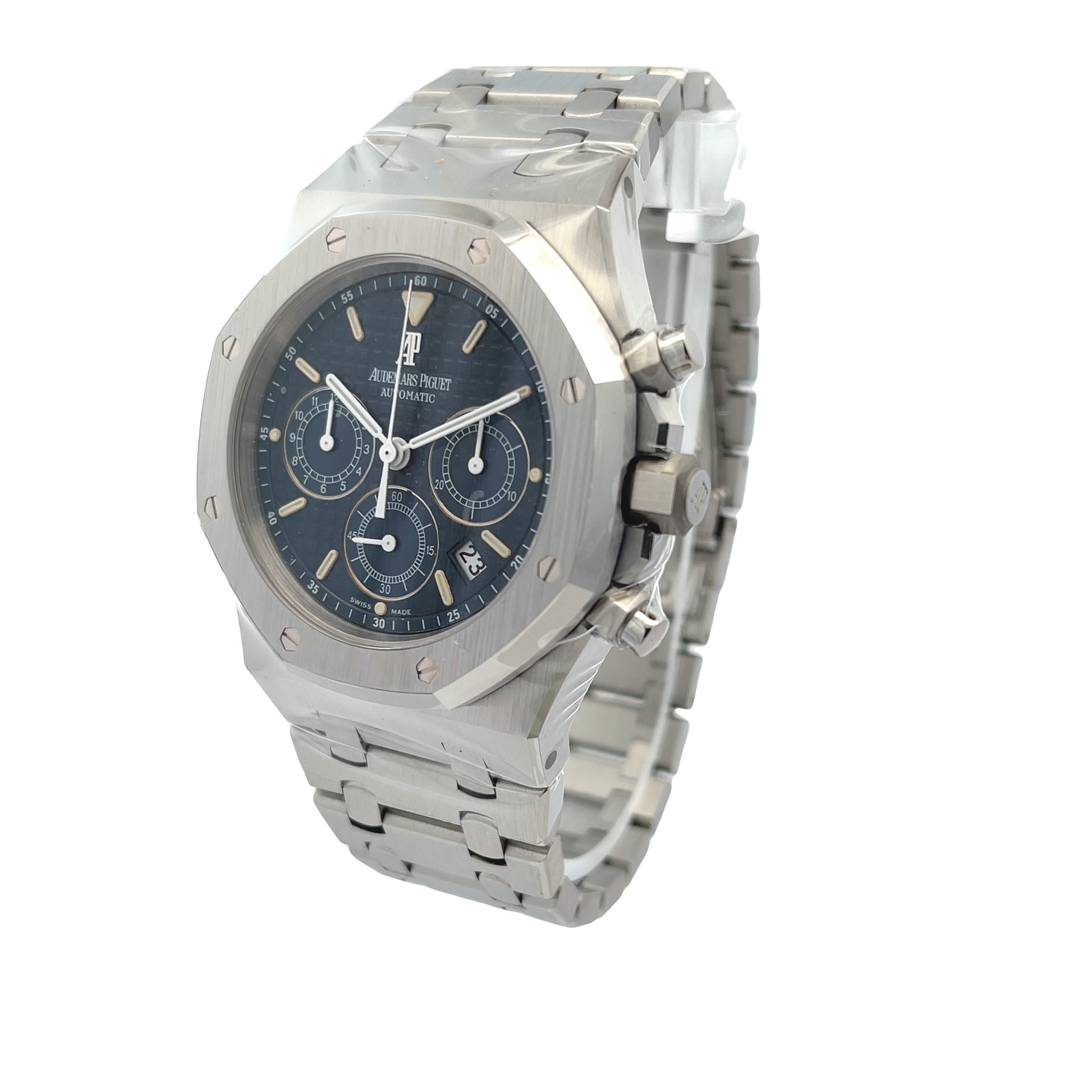 Audemars Piguet Royal Oak Chronograph 39MM Stainless Steel Blue Dial 25860ST.OO.1110ST.04 - Beverly Hills Watch Company