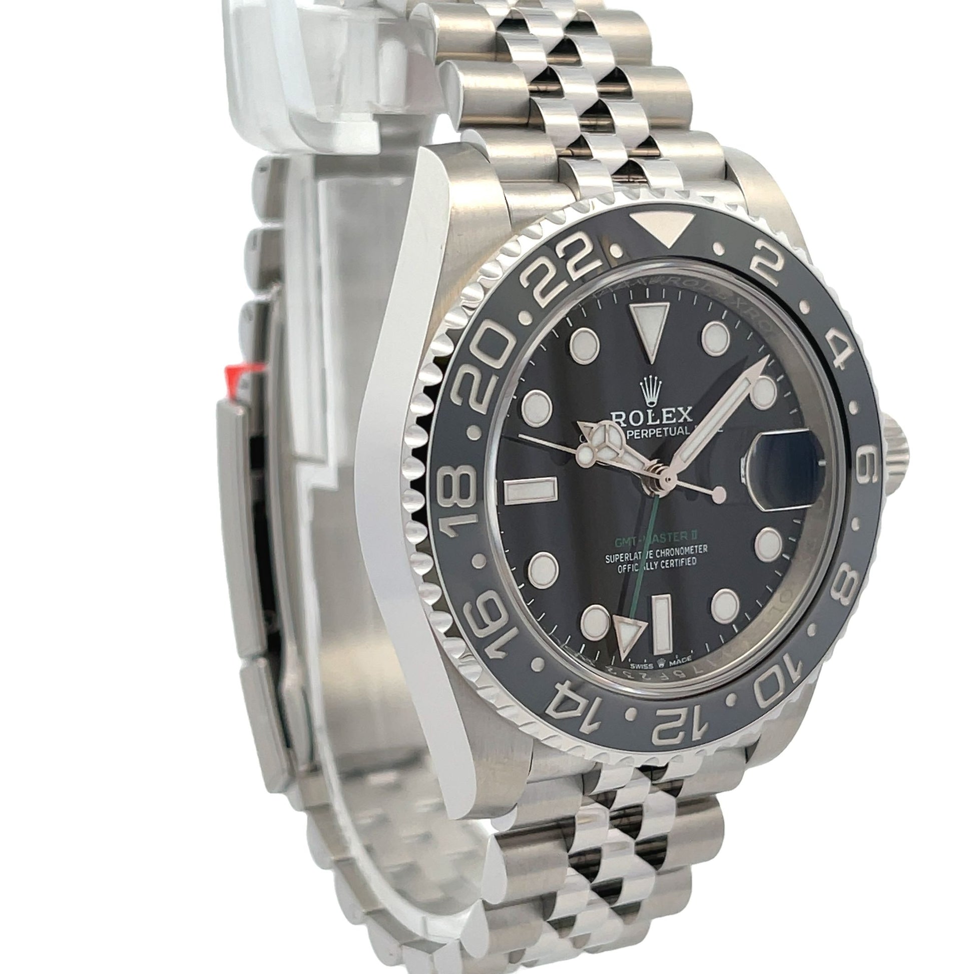 Rolex GMT Master II Bruce Wayne 126710GRNR - Beverly Hills Watch Company