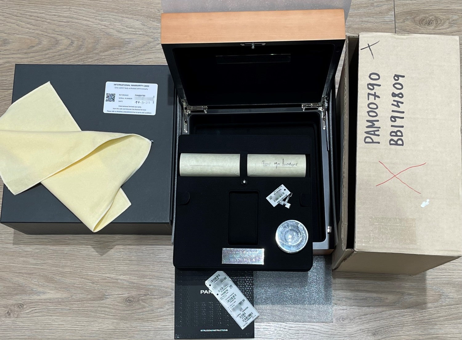 Radiomir 47mm 1940 3 Day Art Deco PAM00790 - Beverly Hills Watch Company