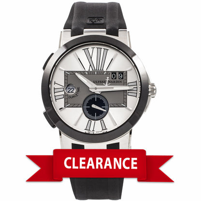 Ulysse Nardin Executive Dual Time Automatic Stainless Steel 243003/421 P6B3HC - Beverly Hills Watch Company Watch Store