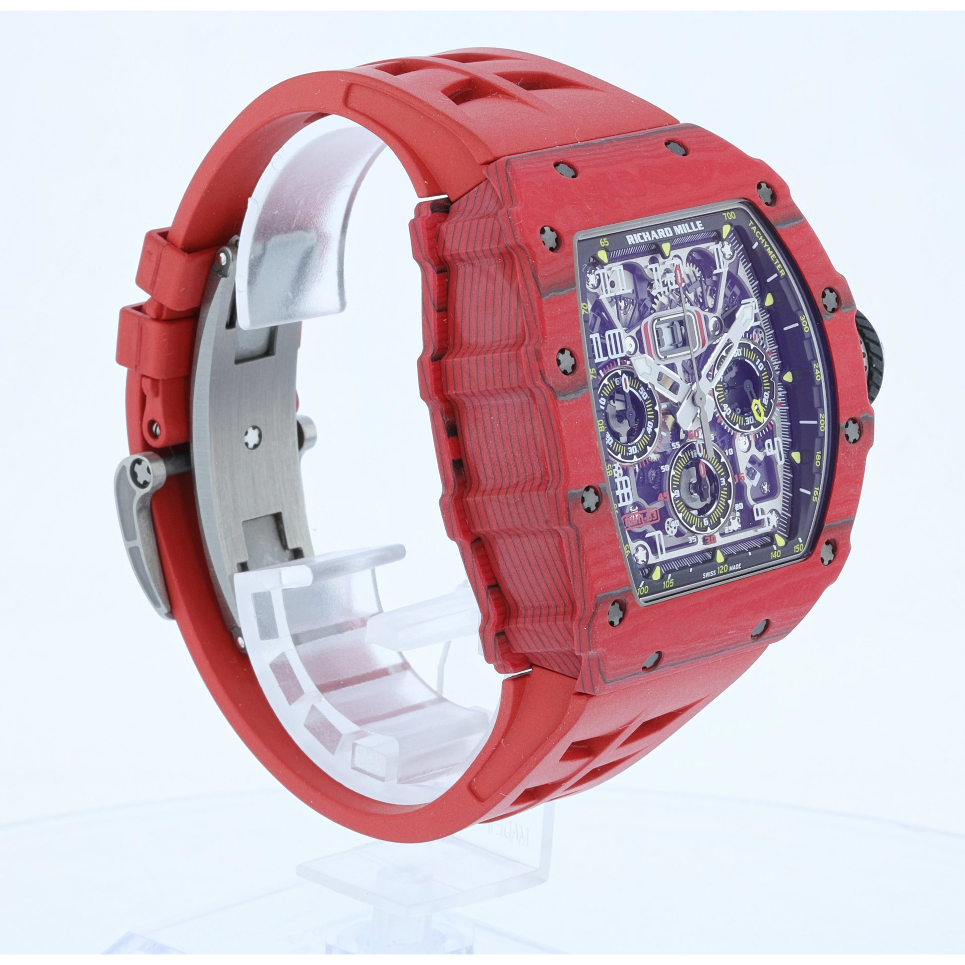 Richard Mille RM11-03 Red Quartz Carbon RM011-03 FQ TPT - Beverly Hills Watch Company