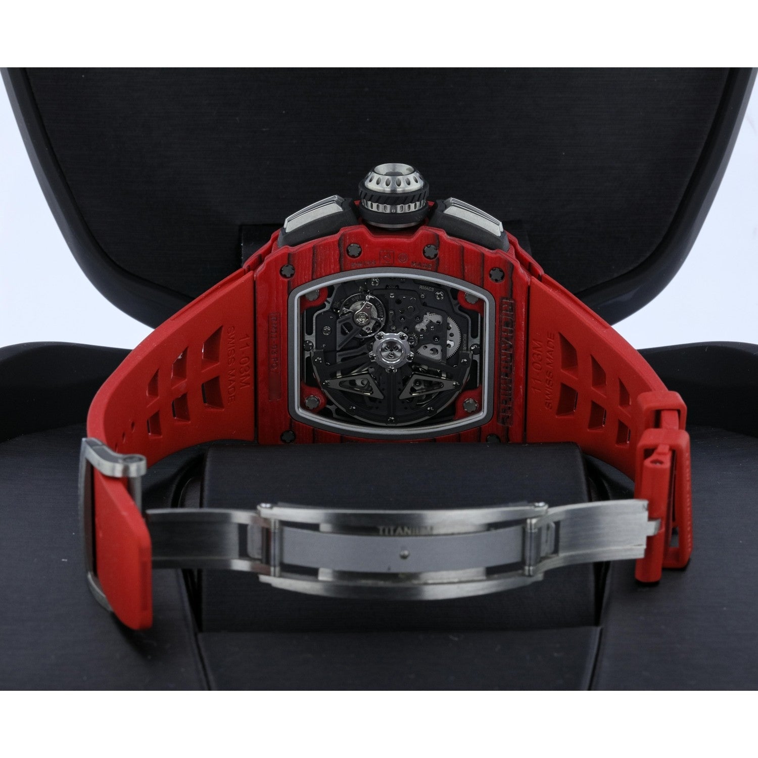 Richard Mille RM11-03 Red Quartz Carbon RM011-03 FQ TPT - Beverly Hills Watch Company