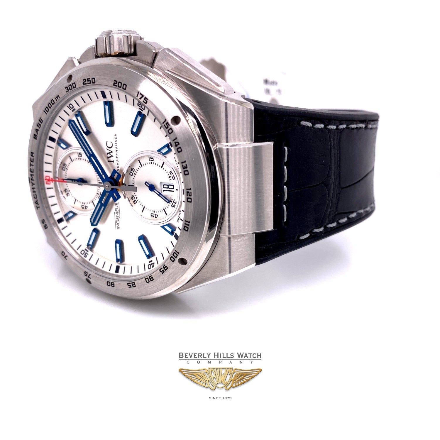 IWC Ingenieur Chronograph Race 45MM Stainless Steel Silver Dial IW378509 UTJEK1 - Beverly Hills Watch Company Watch Store