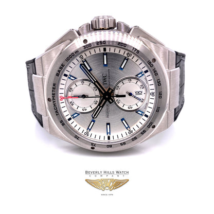 IWC Ingenieur Chronograph Race 45MM Stainless Steel Silver Dial IW378509 UTJEK1 - Beverly Hills Watch Company Watch Store