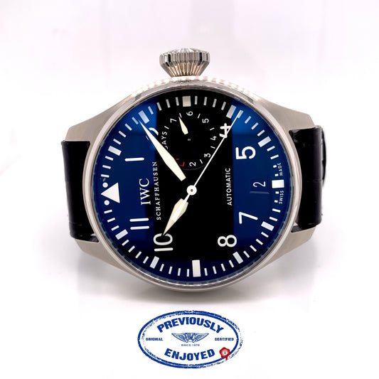 IWC Big Pilot Stainless Steel Black Dial IW500401 UTKFX2 - Beverly Hills Watch Company