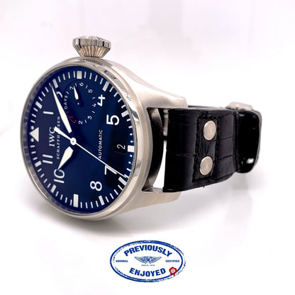 IWC Big Pilot Stainless Steel Black Dial IW500401 UTKFX2 - Beverly Hills Watch Company