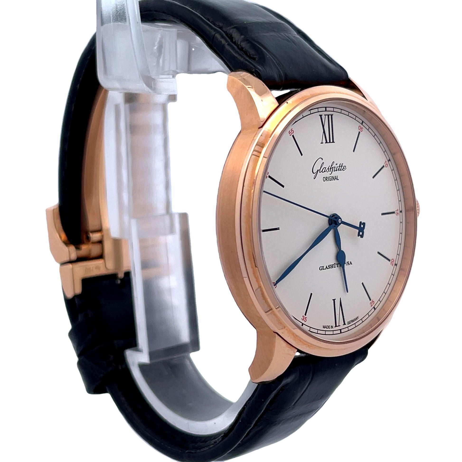 Senator Excellence Red Gold 40mm 1-36-01-02-05-30 - Beverly Hills Watch Company