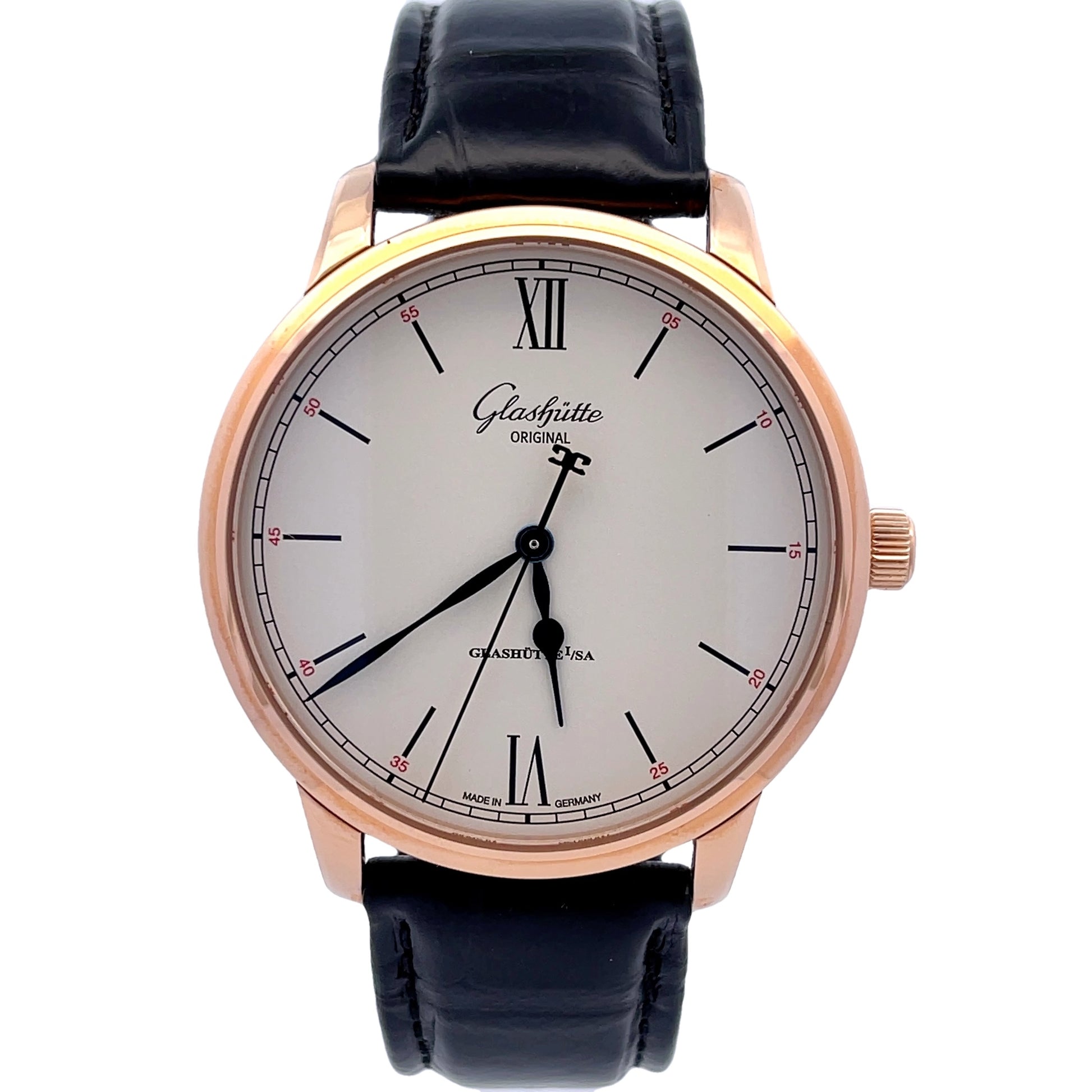 Senator Excellence Red Gold 40mm 1-36-01-02-05-30 - Beverly Hills Watch Company