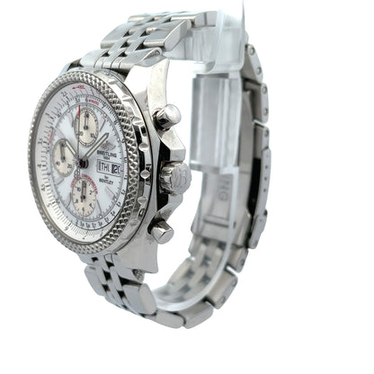 Breitling for Bentley Motors GT Stainless Steel Silver Dial A1336212/A575 - Beverly Hills Watch Company