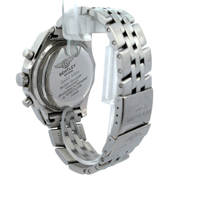 Breitling for Bentley Motors GT Stainless Steel Silver Dial A1336212/A575 - Beverly Hills Watch Company