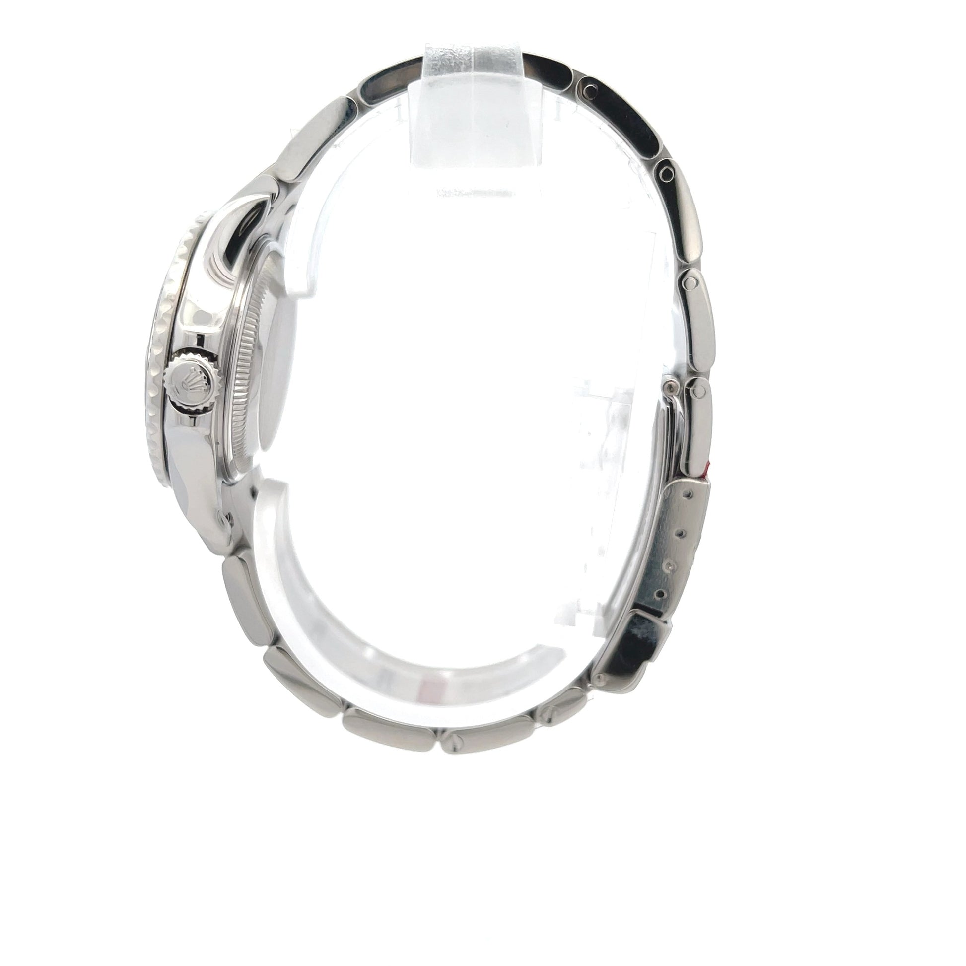 Rolex Yachtmaster 29mm Platinum Bezel and Dial Stainless Steel 169622 - Beverly Hills Watch Company