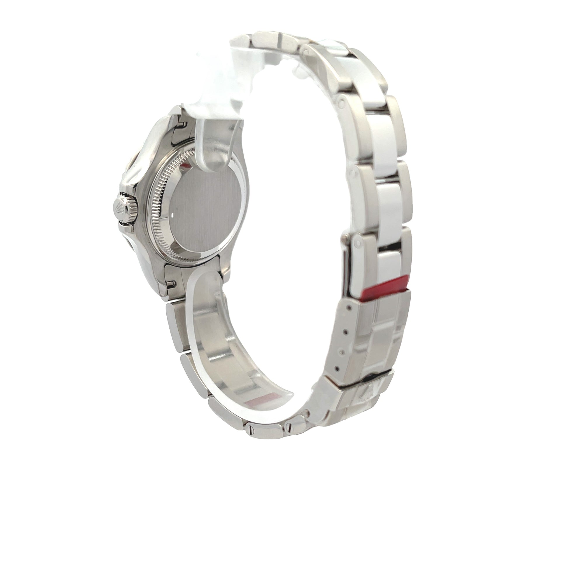 Rolex Yachtmaster 29mm Platinum Bezel and Dial Stainless Steel 169622 - Beverly Hills Watch Company