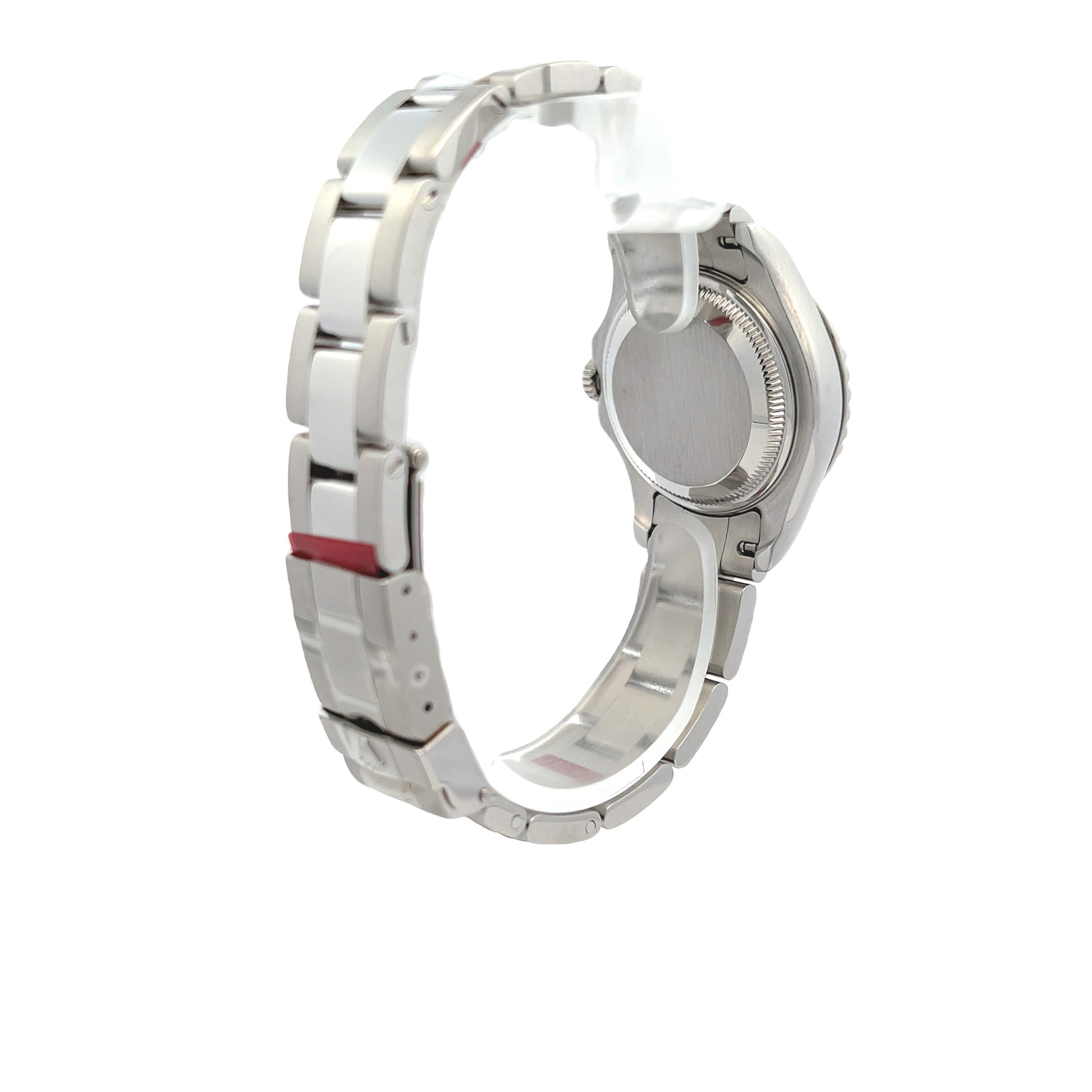 Rolex Yachtmaster 29mm Platinum Bezel and Dial Stainless Steel 169622 - Beverly Hills Watch Company