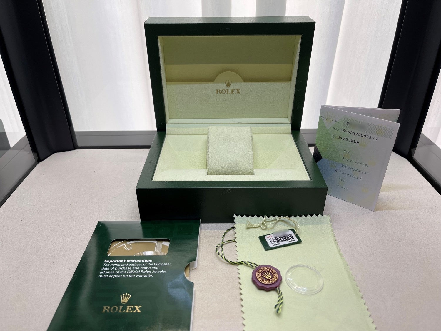 Rolex Yachtmaster 29mm Platinum Bezel and Dial Stainless Steel 169622 - Beverly Hills Watch Company