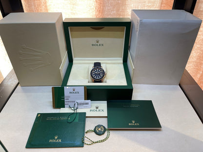 Rolex Yacht-Master 40mm Everose Oysterflex 116655 - Beverly Hills Watch Company