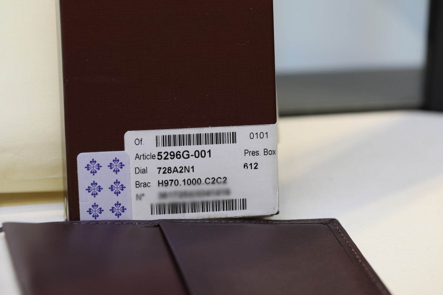 Patek Philippe Calatrava Sector Dial White Gold 38mm Automatic 5296g-001 V5H1RR - Beverly Hills Watch