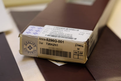 Patek Philippe Calatrava Sector Dial White Gold 38mm Automatic 5296g-001 V5H1RR - Beverly Hills Watch