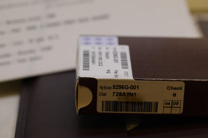 Patek Philippe Calatrava Sector Dial White Gold 38mm Automatic 5296g-001 V5H1RR - Beverly Hills Watch