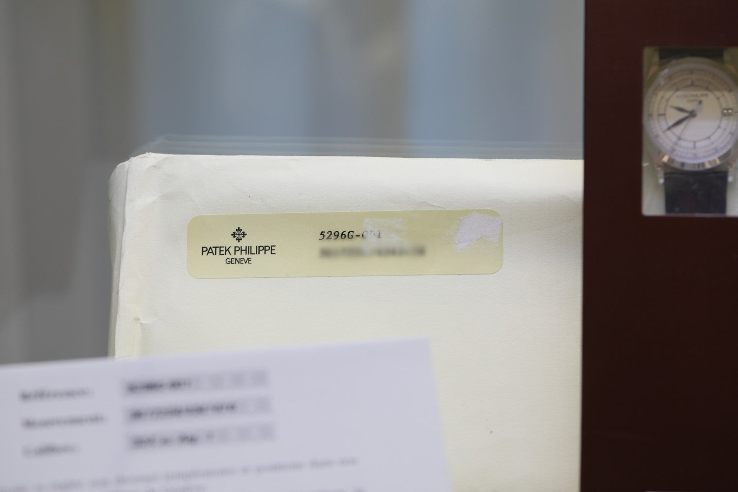 Patek Philippe Calatrava Sector Dial White Gold 38mm Automatic 5296g-001 V5H1RR - Beverly Hills Watch