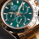 Rolex Daytona Yellow Gold Anniversary Green 116508 - Beverly Hills Watch Company
