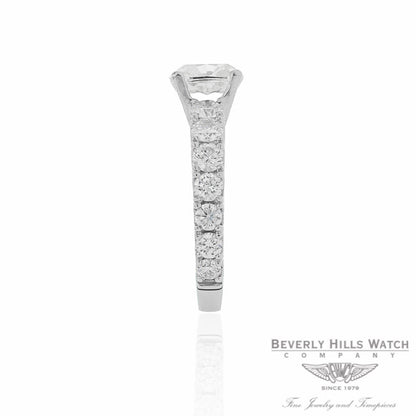 Cushion Cut Diamond Engagement Ring By Naira & C V7VL0A - Beverly Hills Jewelry Company