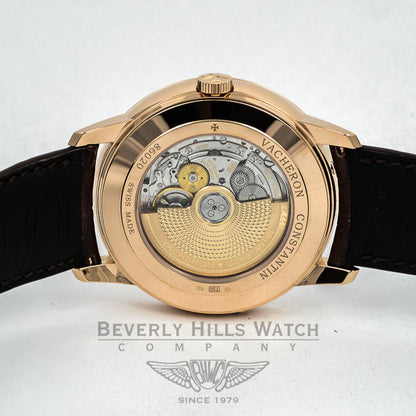 Vacheron Constantin Overseas Dual Time Rose Gold Watch 47450-000R-9404 Beverly Hills Watch Company Watches