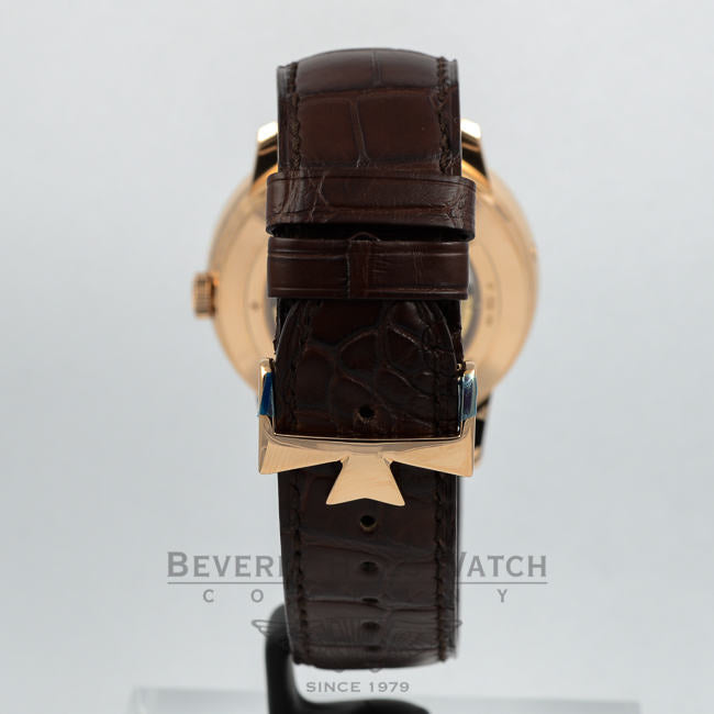 Vacheron Constantin Patrimony Bi-Retrograde 18K Rose Gold Watch 86020-000R-9239 Beverly Hills Watch Company Watches