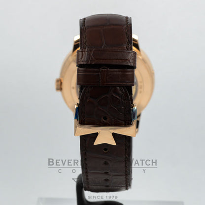 Vacheron Constantin Patrimony Bi-Retrograde 18K Rose Gold Watch 86020-000R-9239 Beverly Hills Watch Company Watches