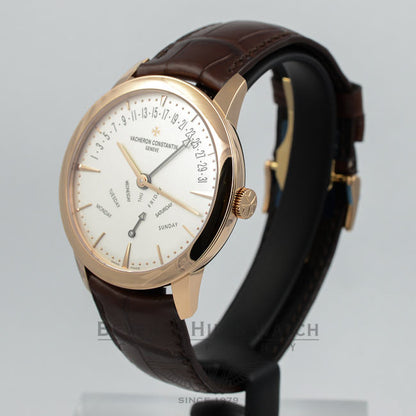 Vacheron Constantin Patrimony Bi-Retrograde 18K Rose Gold Watch 86020-000R-9239 Beverly Hills Watch Company Watches