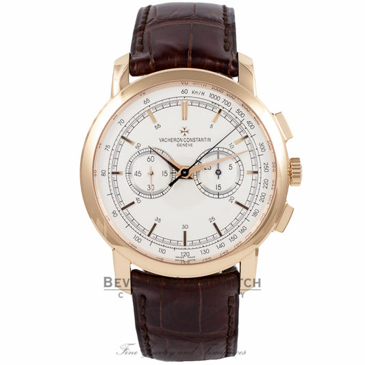 Vacheron Constantin Patrimony Traditionnelle Chrono 18k Rose Gold 47192/000R-9352 XBLYTB - Beverly Hills Watch Company Watch Store