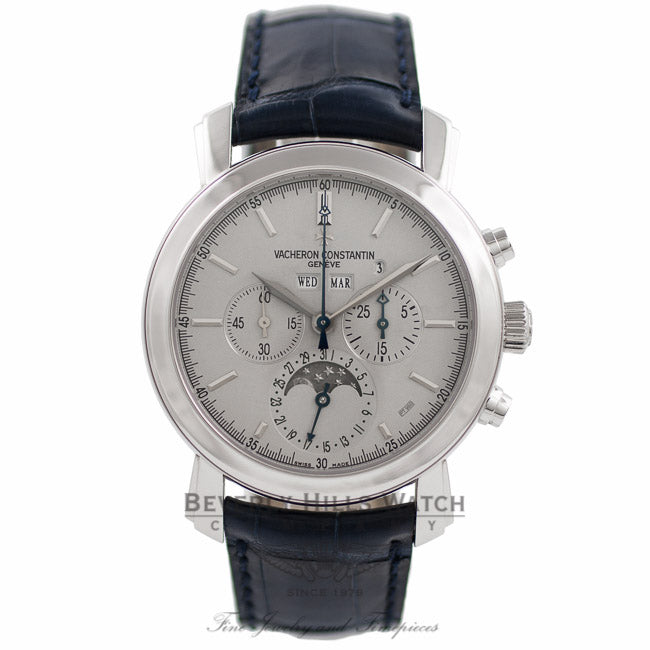 Vacheron Constantin Malte Perpetual Calendar Platinum Chronograph Watch 47212/000P-9250 Beverly Hills Watch Company Watches