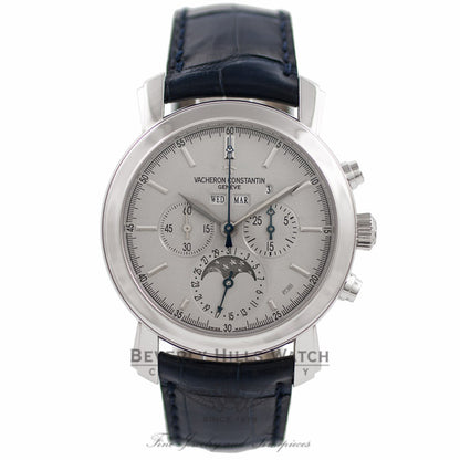 Vacheron Constantin Malte Perpetual Calendar Platinum Chronograph Watch 47212/000P-9250 Beverly Hills Watch Company Watches