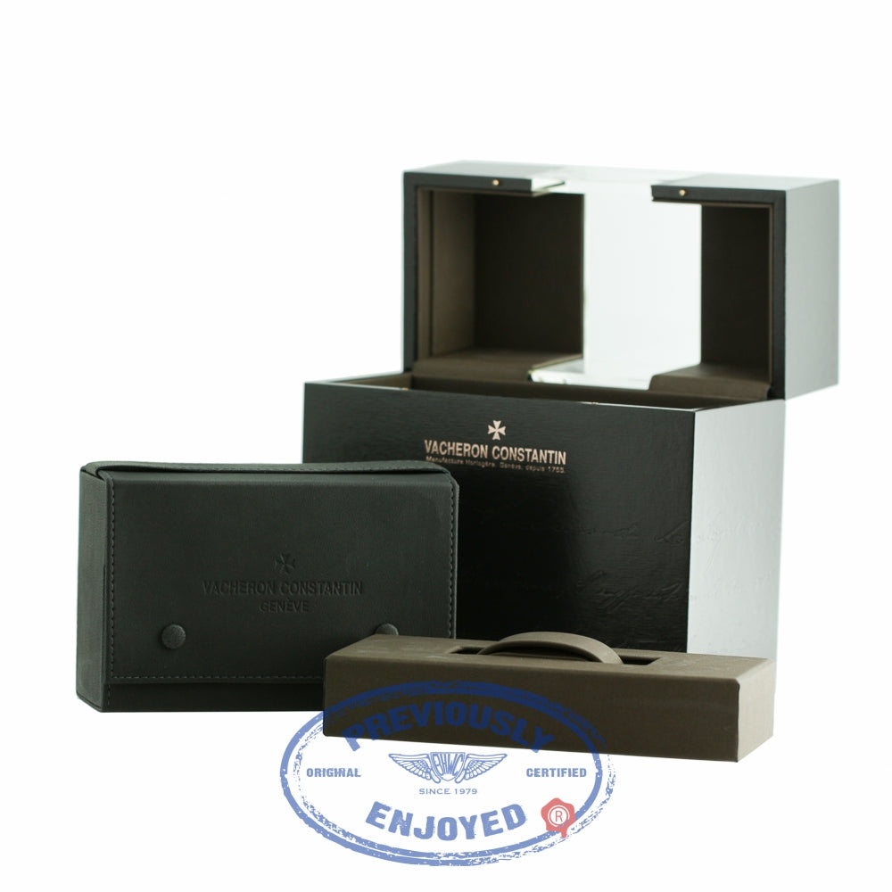 Vacheron Constantin Overseas Chronograph 42MM Stainless Steel Titanium Bezel Anthracite dial Black Rubber Strap 49150/000W-9501 ZTL9L3- Beverly Hills Watch Company