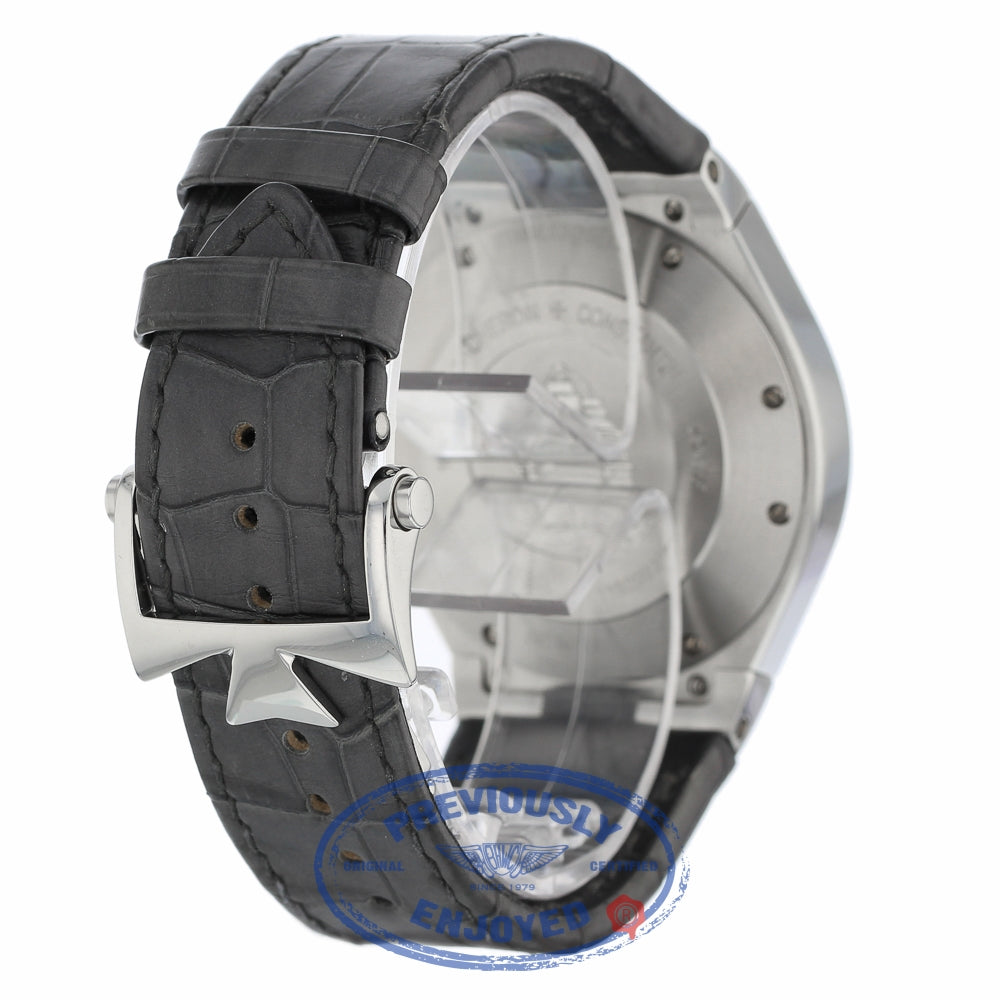 Vacheron Constantin Overseas Chronograph 42MM Stainless Steel Titanium Bezel Anthracite dial Black Rubber Strap 49150/000W-9501 ZTL9L3- Beverly Hills Watch Company