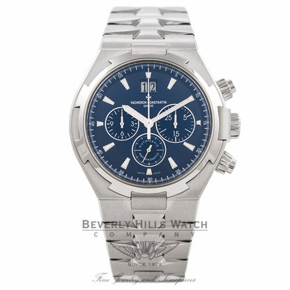 Vacheron Constantin Overseas 42MM Stainless Steel Blue Dial 49150/B01A-9745 LSZRWH - Beverly Hills Watch Company Watch Store