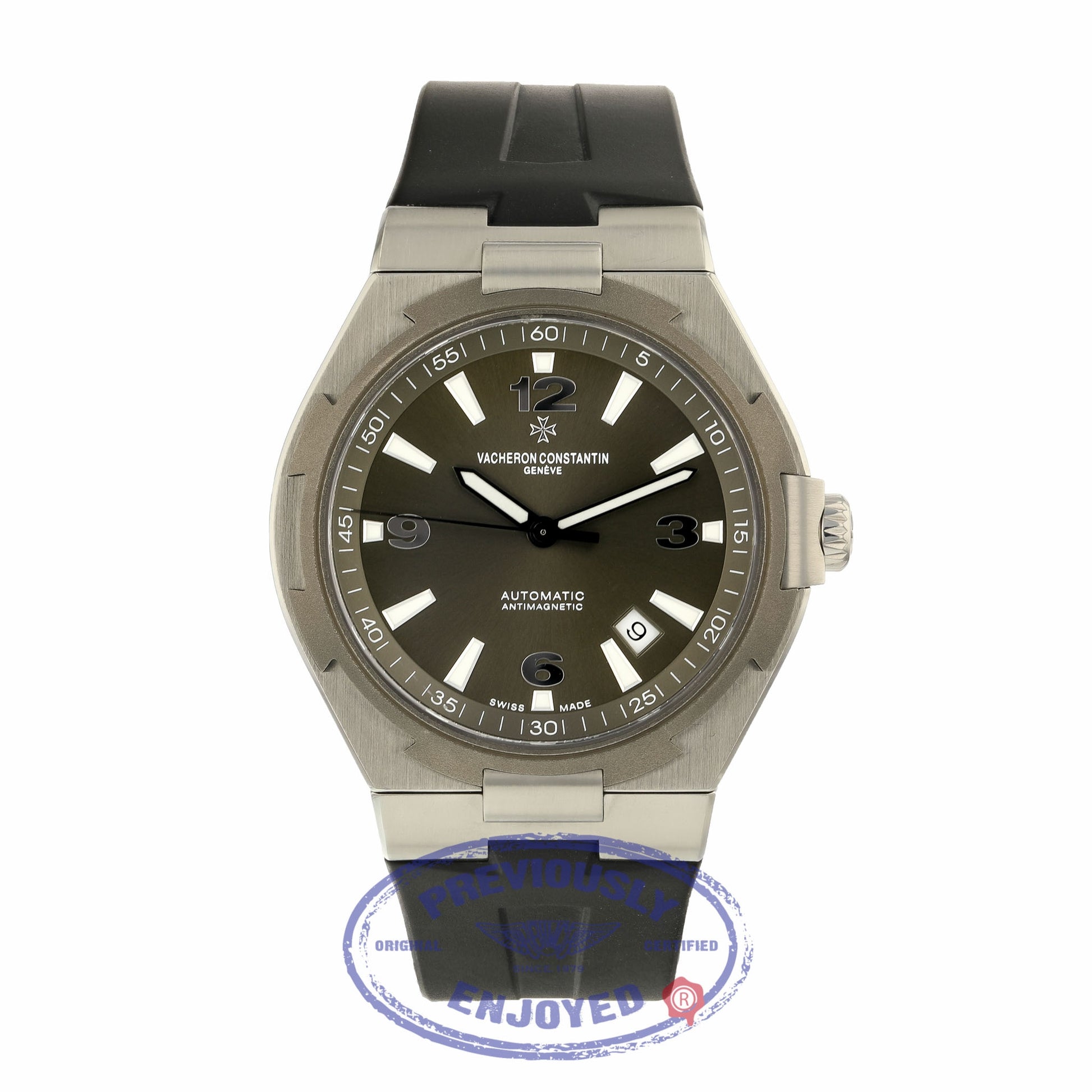 Vacheron Constantin Overseas Stainless Steel and Titanium Gray Dial 47040/000W-9500 06H6RD