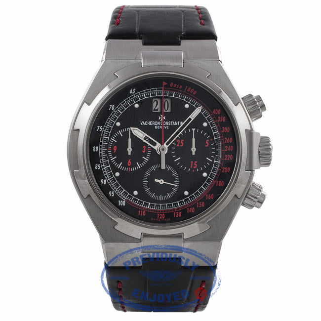 Vacheron Constantin Overseas Special US Limited Edition Stainless Steel 43MM Chronograph Black Dial 49150/000/A-9337 9R8294 - Beverly Hills Watch Company Watch Store