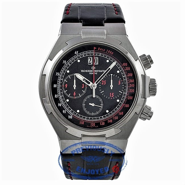 Vacheron Constantin Overseas Special US Limited Edition Stainless Steel 43MM Chronograph Black Dial 49150/000/A-9337 9R8294 - Beverly Hills Watch Company Watch Store