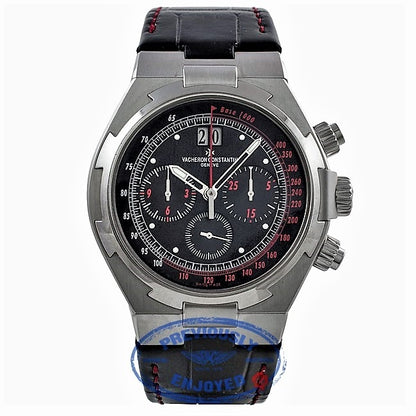 Vacheron Constantin Overseas Special US Limited Edition Stainless Steel 43MM Chronograph Black Dial 49150/000/A-9337 9R8294 - Beverly Hills Watch Company Watch Store