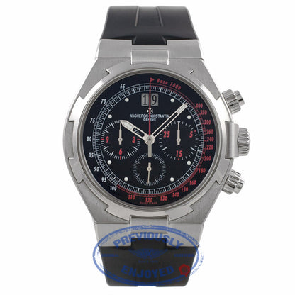 Vacheron Constantin Overseas Special US Limited Edition Stainless Steel 43MM Chronograph Black Dial 49150/000/A-9337 9R8294 - Beverly Hills Watch Company Watch Store