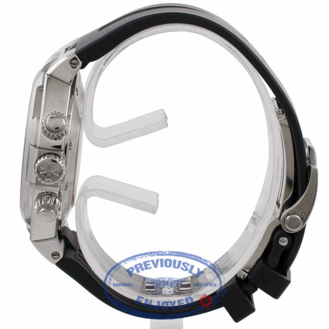 Vacheron Constantin Overseas Special US Limited Edition Stainless Steel 43MM Chronograph Black Dial 49150/000/A-9337 9R8294 - Beverly Hills Watch Company Watch Store