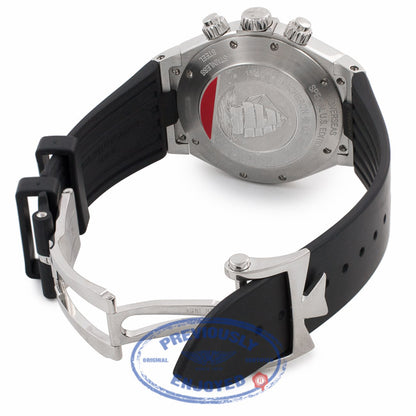 Vacheron Constantin Overseas Special US Limited Edition Stainless Steel 43MM Chronograph Black Dial 49150/000/A-9337 9R8294 - Beverly Hills Watch Company Watch Store
