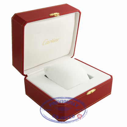 Cartier Calibre Chronograph 42MM Stainless and Rose Gold Watch W7100042 VC39AR - Beverly Hills Watch Company