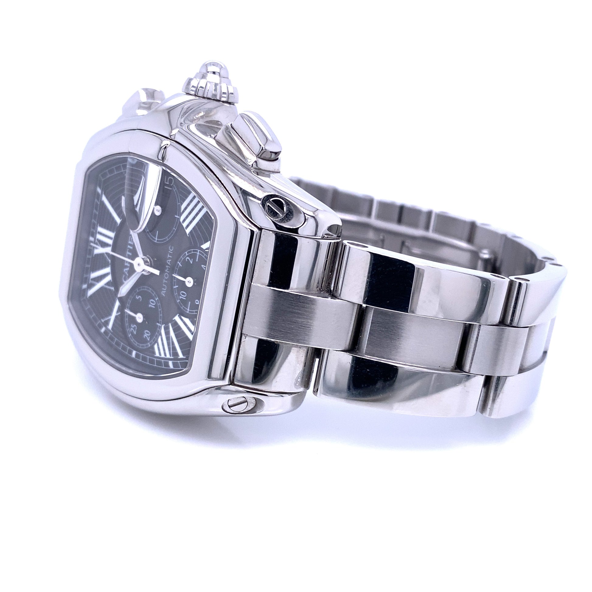 Cartier Roadster Chronograph Stainless Steel W62020X6 - Beverly Hills Watch Company