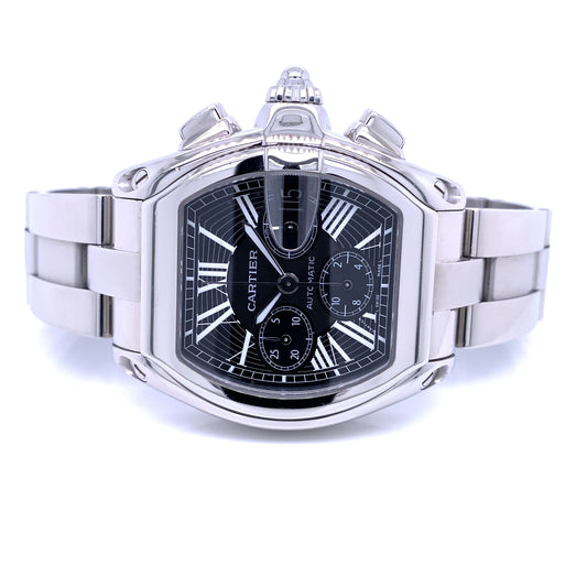 Cartier Roadster Chronograph Stainless Steel W62020X6 - Beverly Hills Watch Company