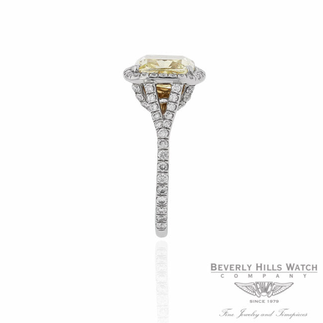 Designs by Naira Platinum Diamond Custom Handcrafted Ring VEILB1 VEILB1 - Beverly Hills Jewelry Company