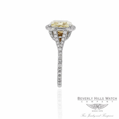 Designs by Naira Platinum Diamond Custom Handcrafted Ring VEILB1 VEILB1 - Beverly Hills Jewelry Company