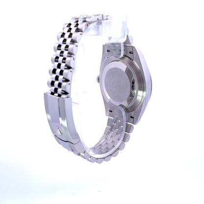 Rolex Datejust 41mm White Gold Fluted Silver Stick Dial Jubilee Bracelet 126334  - Beverly Hills Watch Company