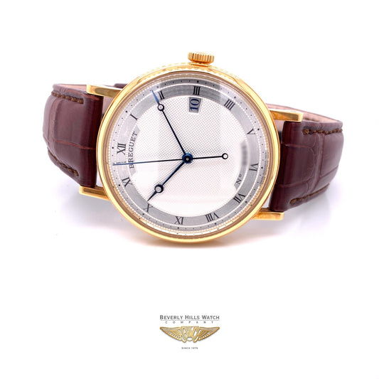 Breguet Classique Yellow Gold 38mm Automatic 5177BA/15/9V6 W1V4ZY - Beverly Hills Watch Company
