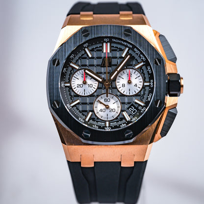 Audemars Piguet Royal Oak Offshore 43mm Rose Gold 26420RO.OO.A002CA.01 - Beverly Hills Watch Company